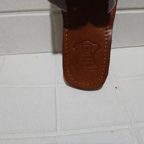 Women’s White Interlocking Strap Moroccan Slides