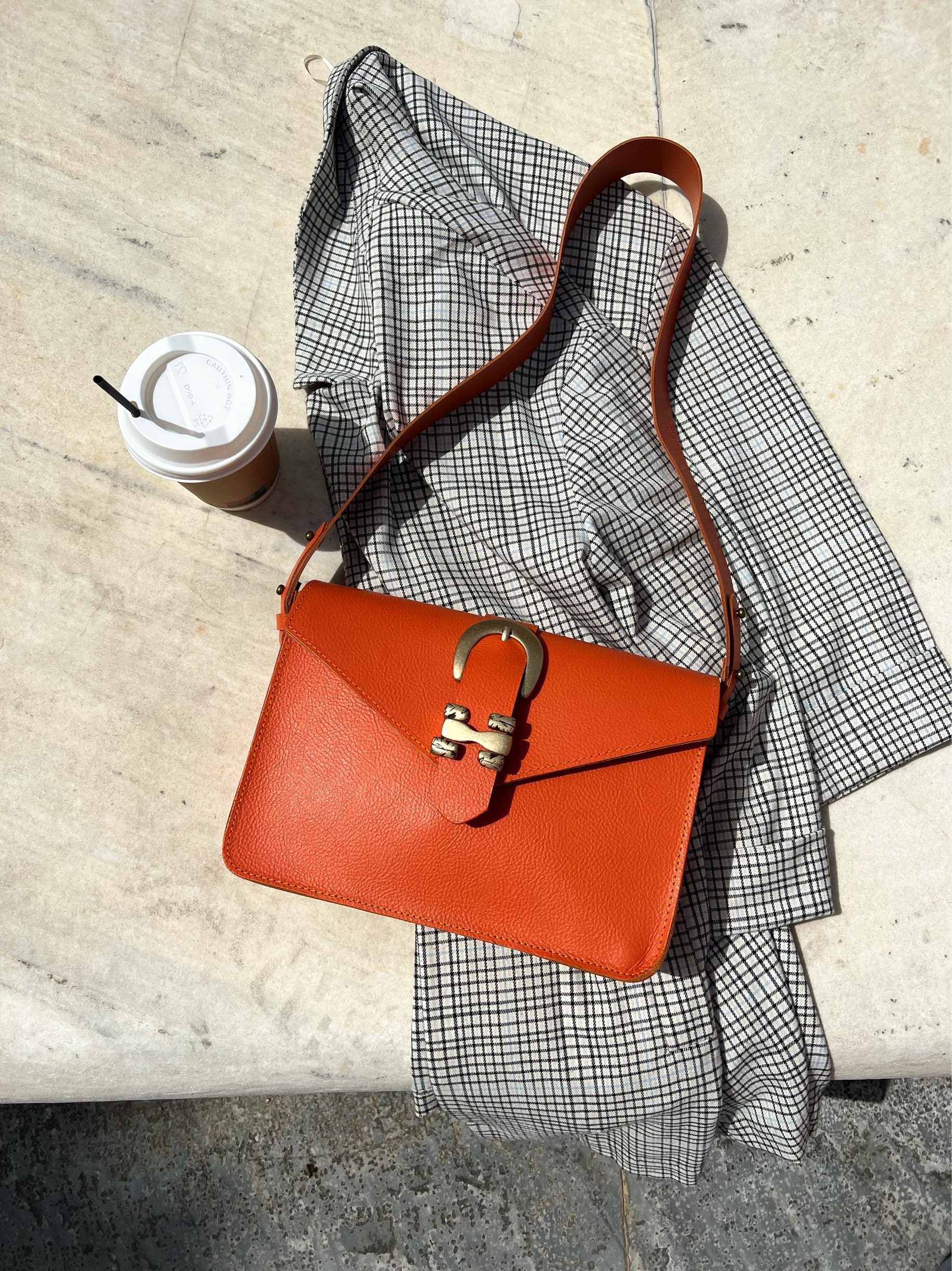 Women Leather Shoulder Bag Crossbody Purse Full Grain